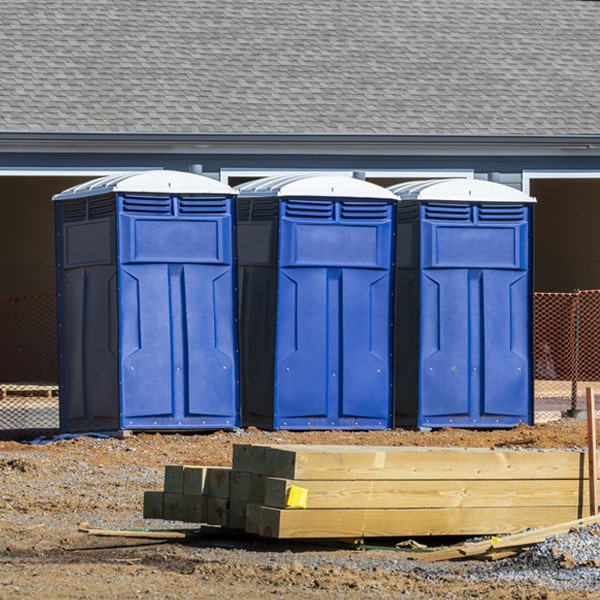 are there any restrictions on what items can be disposed of in the porta potties in Erie